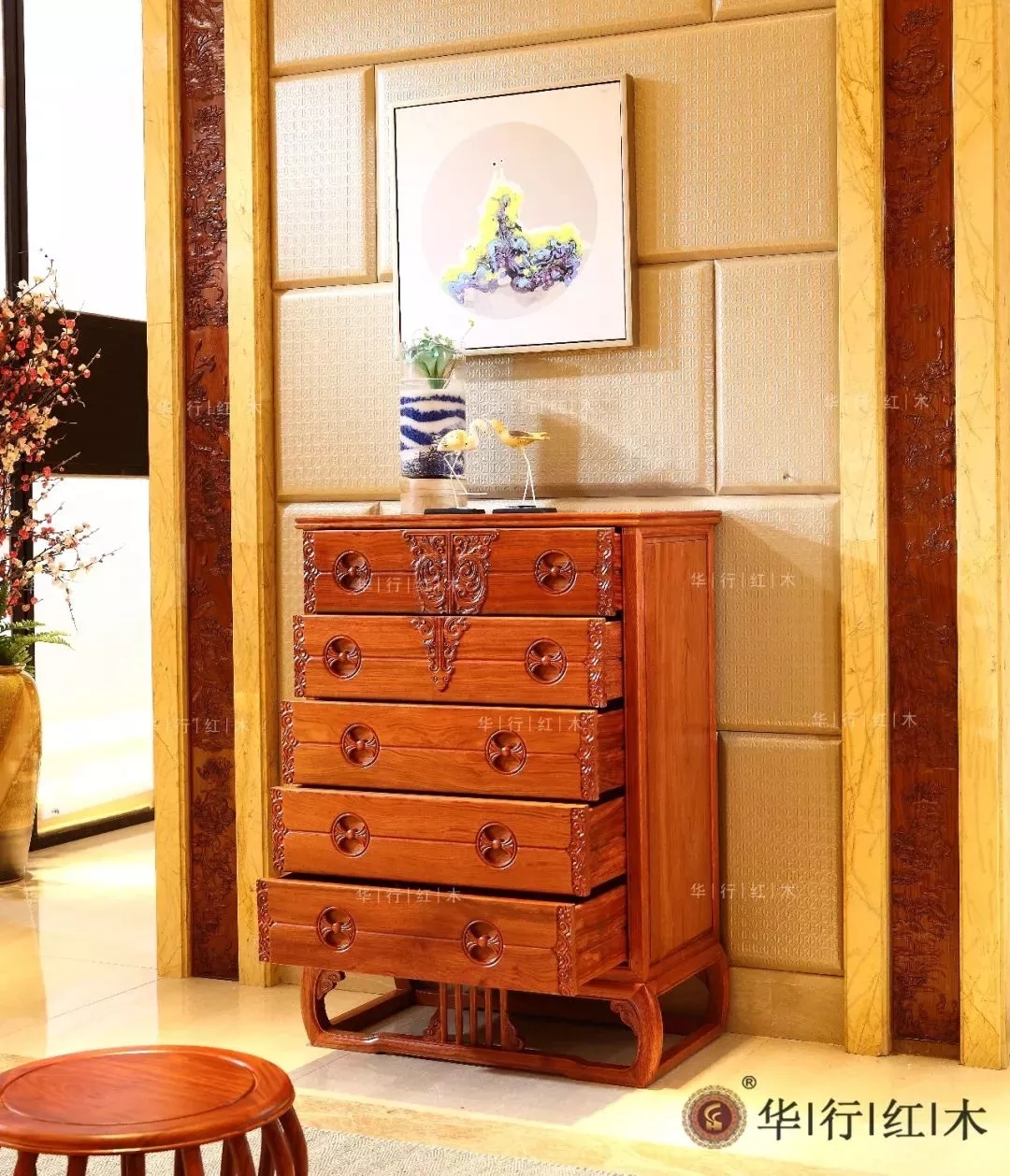 华行红木 佛山红木 新中式家具